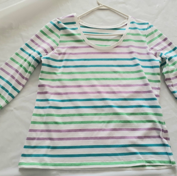 Women's pullover top striped size large - Picture 4 of 4
